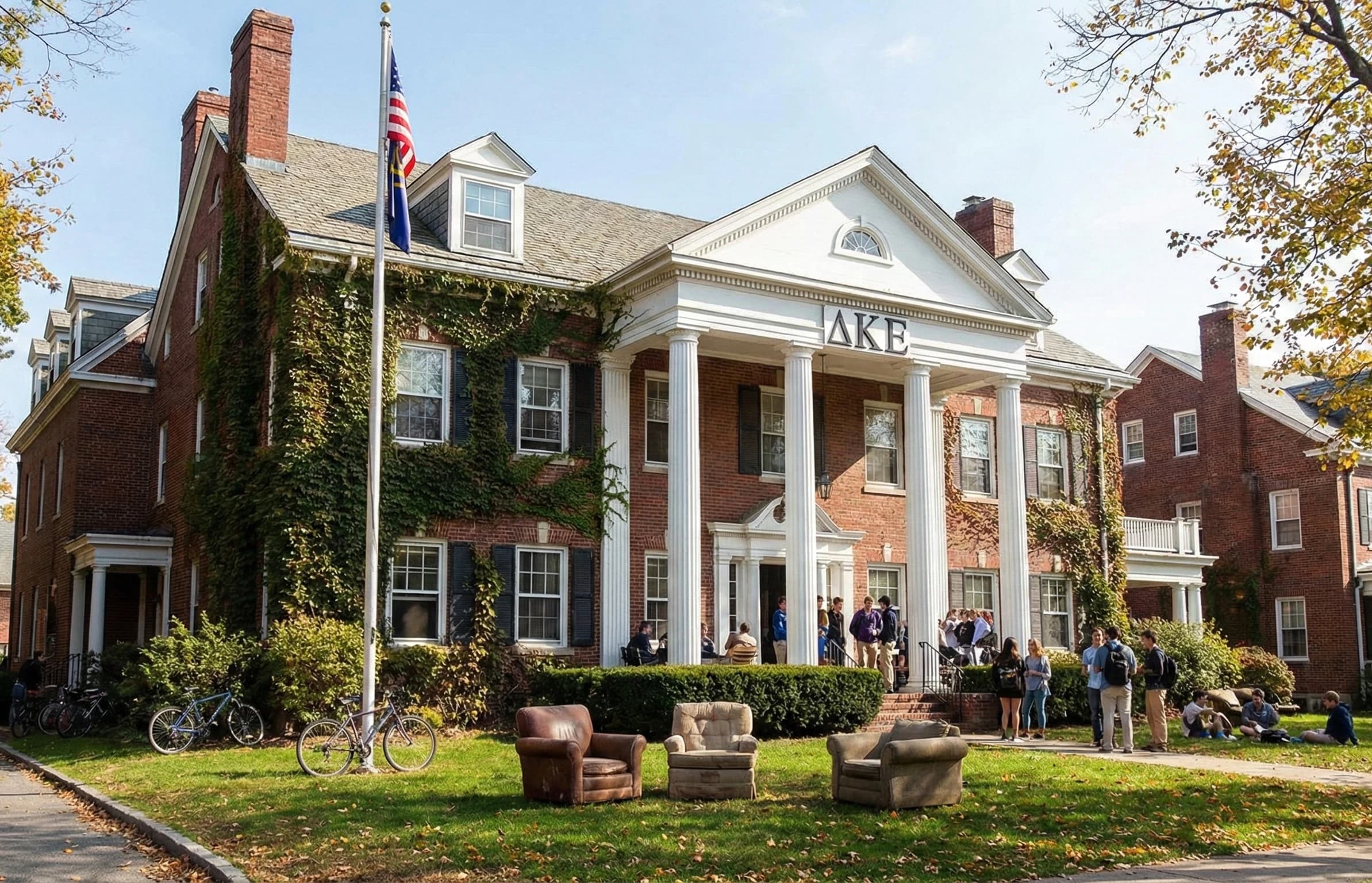 How does fraternity housing work?
